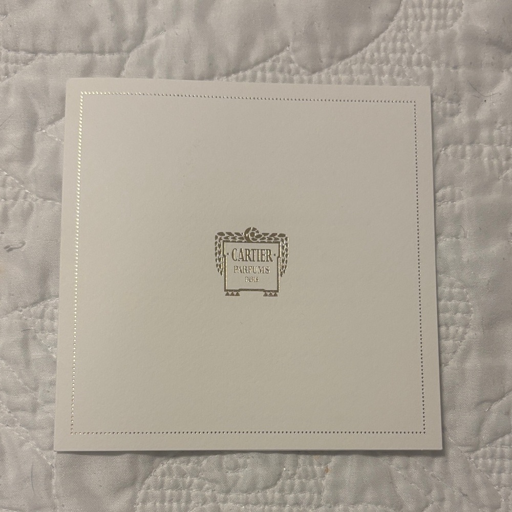 Cartier cards & envelope